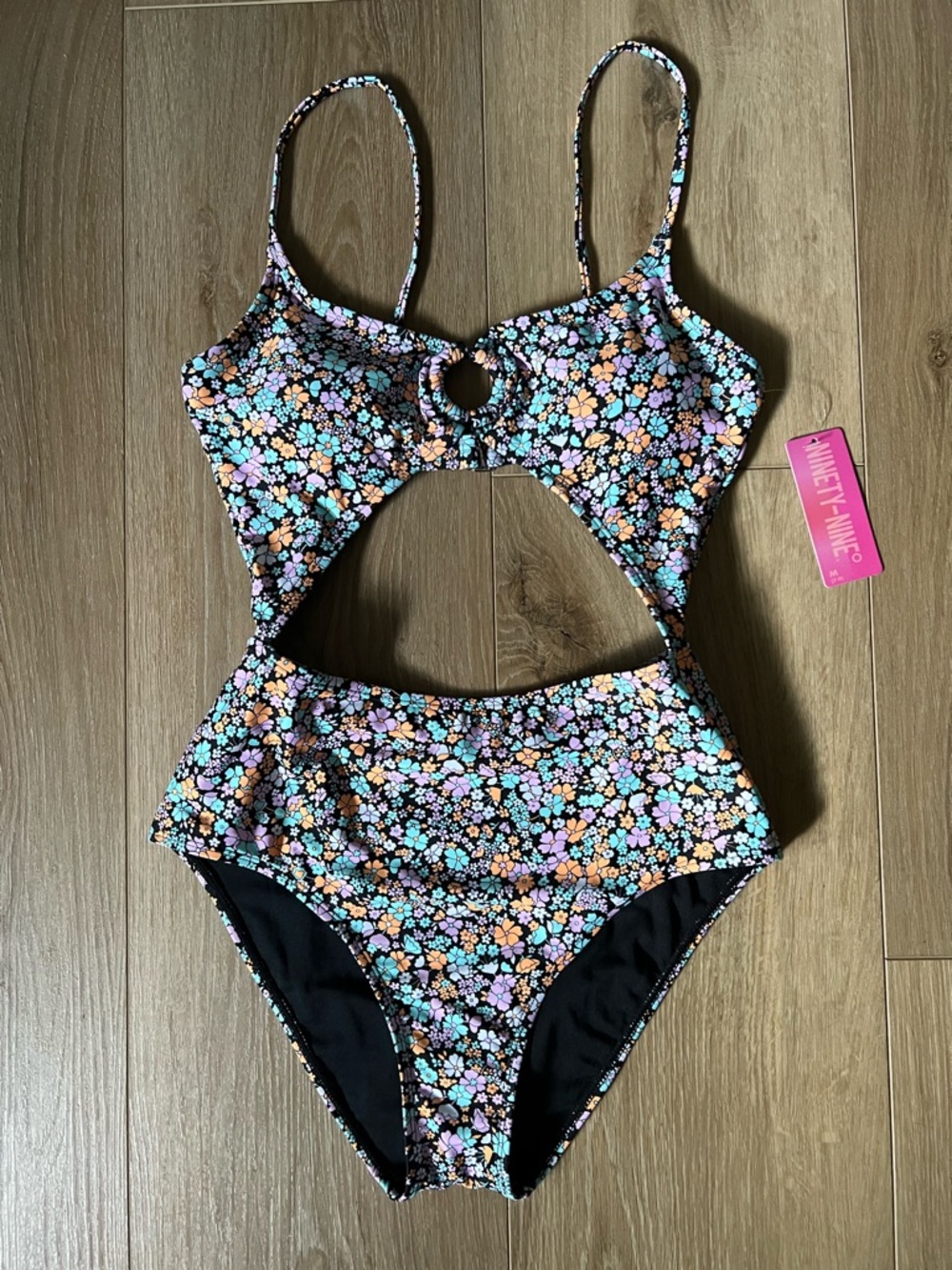Reef Ditsy Floral O Ring One Piece Swimsuit NWT